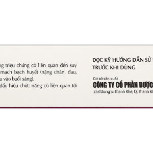 Dacolfort 500mg trị triệu chứng suy tĩnh mạch, mạch bạch huyết (3 vỉ x 10 viên)