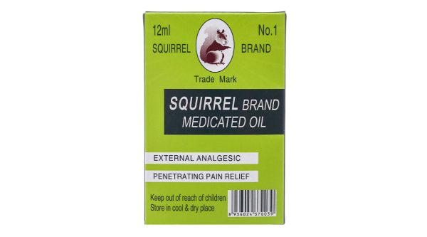 Dầu gió xanh hiệu Con Sóc giảm đau nhức, côn trùng cắn chai 12ml