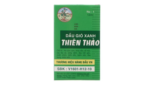 Dầu gió xanh Thiên Thảo chai 12ml