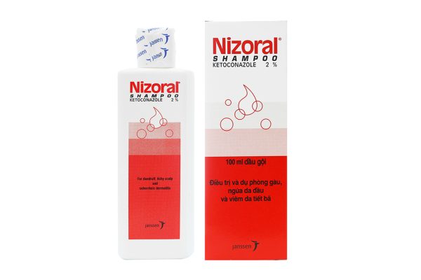 Dầu gội Nizoral phòng và trị gàu, nấm da đầu, viêm tiết bã nhờn chai 100ml
