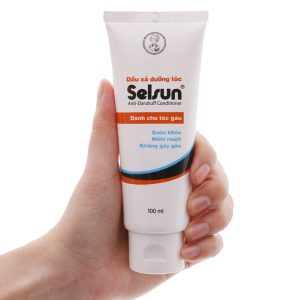 Dầu xả Selsun suôn khoẻ, mềm mượt dành cho tóc gàu tuýp 100ml