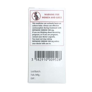 Depakine Chrono 500mg trị các thể động kinh, dự phòng hưng cảm lọ 30 viên