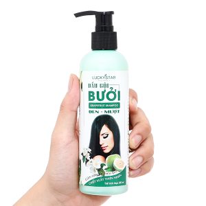 Dầu Gội Bưởi Lucky Star giúp tóc đen mượt, mọc tóc chai 250ml