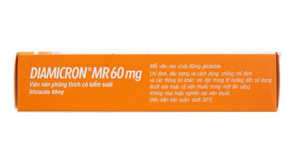 Diamicron MR 60mg trị đái tháo đường tuýp 2 (2 vỉ x 15 viên)