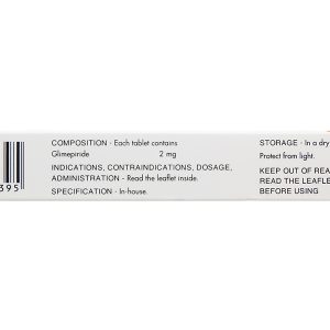 Diaprid 2 trị đái tháo đường (2 vỉ x 15 viên)