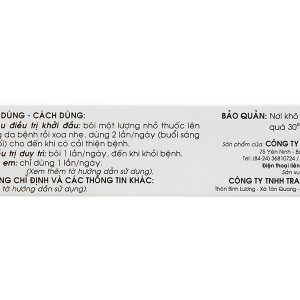 Thuốc mỡ Dibetalic trị bệnh ngoài da đáp ứng với Corticoid tuýp 15g