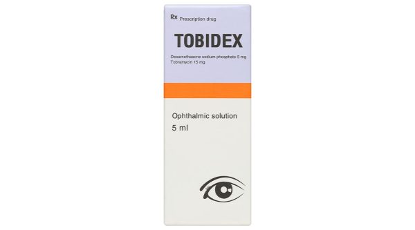 Dung dịch nhỏ mắt Tobidex điều trị viêm mắt chai 5ml