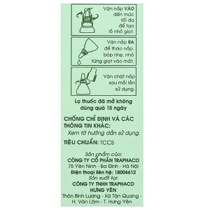 Dung dịch nhỏ mắt Tovidex điều trị những trường hợp mắt bị viêm chai 6ml