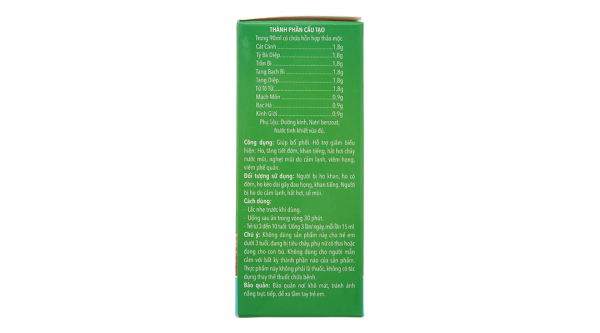 Siro Thiên Môn Bổ Phổi hỗ trợ giảm ho, bổ phổi cho bé chai 90ml