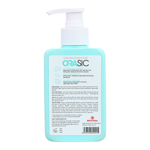 Dung dịch vệ sinh phụ nữ Orasic dịu nhẹ, khử mùi hôi chai 200ml