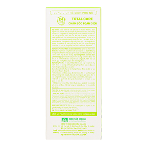 Dung dịch vệ sinh phụ nữ Dạ Hương Total care vệ sinh chăm sóc toàn diện chai 120ml