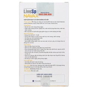 Dung dịch LiveSpo Navax vệ sinh tai, mũi, họng hàng ngày (10 ống x 4ml)