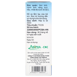 Dung dịch xịt tai Nipass hỗ trợ giảm viêm tai, kháng khuẩn chai 30ml