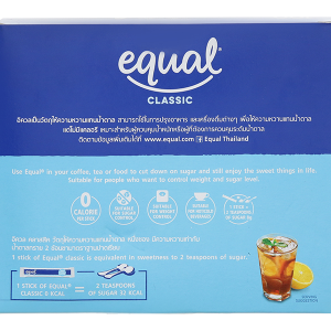 Đường ăn kiêng Equal Classic hộp 100g (100 gói x1g)