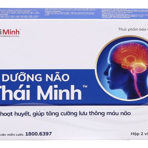 Dưỡng Não Thái Minh hỗ trợ hoạt huyết, giúp lưu thông máu não hộp 20 viên