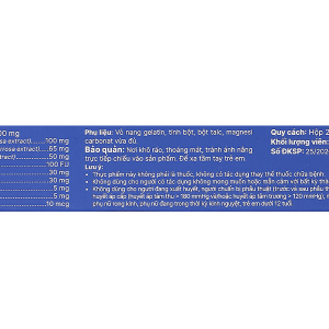 Dưỡng Não Thái Minh hỗ trợ hoạt huyết, giúp lưu thông máu não hộp 20 viên