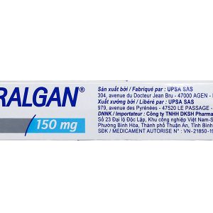 Viên đặt trực tràng Efferalgan 150mg giúp giảm đau, hạ sốt (2 vỉ x 5 viên)
