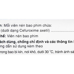 Efodyl 500mg trị nhiễm khuẩn (2 vỉ x 10 viên)