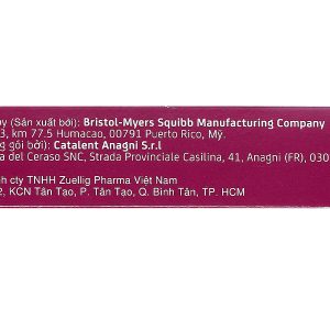 Eliquis 2.5mg phòng ngừa đột quỵ, tắc tĩnh mạch phổi (2 vỉ x 10 viên)