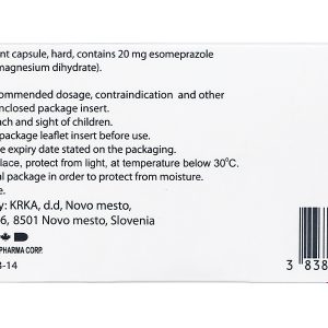 Emanera 20mg trị viêm loét thực quản do trào ngược (4 vỉ x 7 viên)