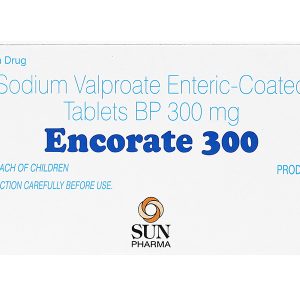 Encorate 300 trị động kinh, rối loạn lưỡng cực (5 vỉ x 10 viên)