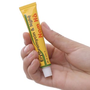 Kem bôi Erythromycin & Nghệ Nam Hà trị mụn, làm liền da tuýp 10g