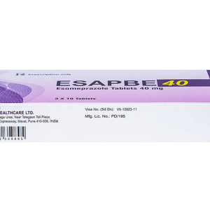 Esapbe 40 trị trào ngược dạ dày thực quản (3 vỉ x 10 viên)