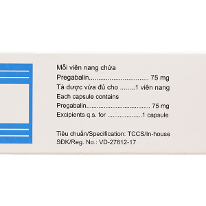 Essividine 75mg trị động kinh, rối loạn lo âu (4 vỉ x 14 viên)