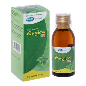 Eugica Sirô điều trị ho có đờm, ho mất tiếng, viêm đau họng chai 100ml
