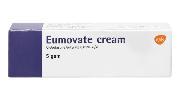 Kem bôi Eumovate Cream 0.05% trị viêm da tuýp 5g