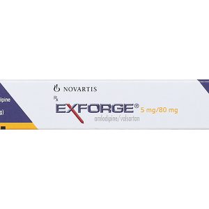 Exforge 5mg/80mg trị tăng huyết áp vô căn (2 vỉ x 14 viên)