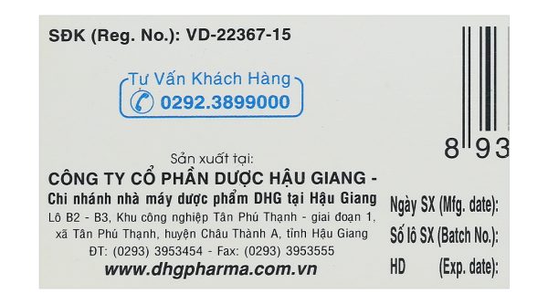 Fatodin 40 trị loét dạ dày, tá tràng (10 vỉ x 10 viên)