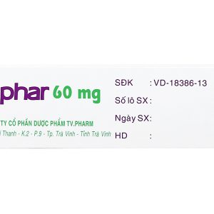 Fexophar 60mg trị viêm mũi dị ứng, dị ứng da, nổi mề đay (5 vỉ x 10 viên)