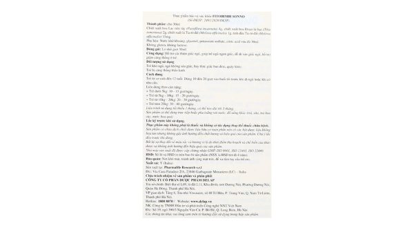 Siro Fitobimbi Sonno giúp bé ngủ ngon chai 30ml