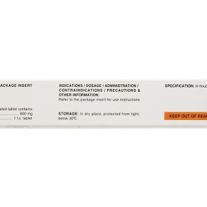 Forlen 600mg trị nhiễm khuẩn (2 vỉ x 10 viên)