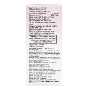 Dung dịch khí dung Formonide 200 HFA trị hen suyễn chai 120 liều xịt