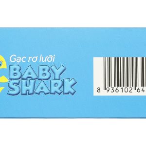 Gạc rơ lưỡi Baby Shark giúp sạch lưỡi, nướu, răng hộp 50 gói