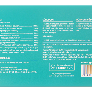 Gastosic hỗ trợ giảm trào ngược dạ dày hộp 30 viên