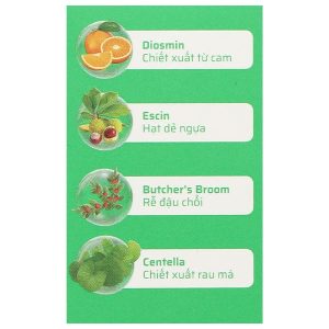 Gel Diosmin Extra Xozas cải thiện các triệu chứng suy giãn tĩnh mạch tuýp 75ml