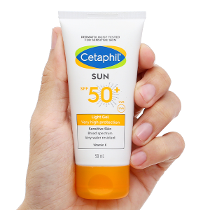 Gel chống nắng Cetaphil SPF50+ dành cho da nhạy cảm tuýp 50ml