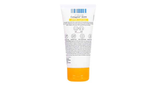Gel chống nắng Cetaphil SPF50+ dành cho da nhạy cảm tuýp 50ml