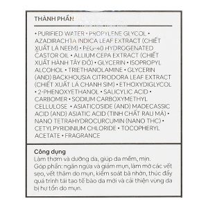 Gel Anti - Acne Nano THC Decumar ngừa mụn, mờ thâm tuýp 20g