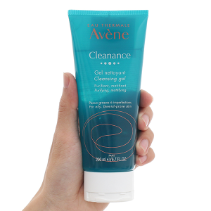 Gel rửa mặt Avène Cleanance làm sạch da, giảm nhờn mụn tuýp 200ml