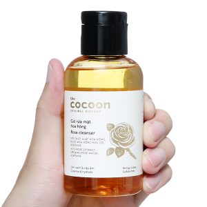 Gel rửa mặt Cocoon hoa hồng làm sạch và cấp ẩm chai 140ml