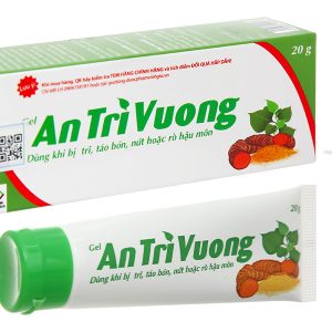 Gel bôi An Trĩ Vương làm dịu và săn se da trong trường hợp trĩ, táo bón tuýp 20g