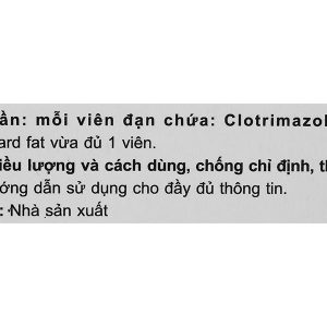 Viên đặt âm đạo Genbay 100mg trị nhiễm khuẩn, nấm âm đạo (2 vỉ x 6 viên)