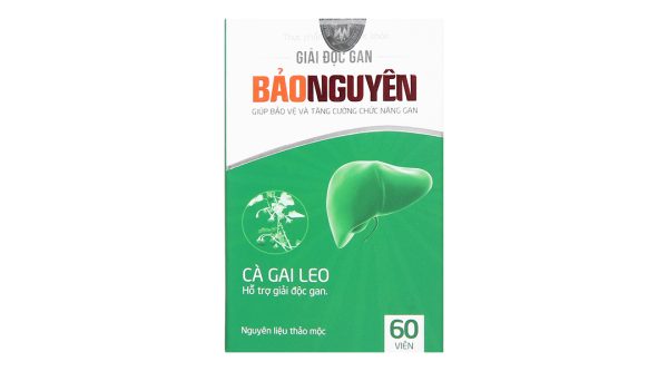 Giải Độc Gan Bảo Nguyên hỗ trợ tăng cường chức năng gan chai 60 viên