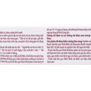 Giải độc gan Nhất Nhất hỗ trợ điều trị viêm gan B, giải độc, tái tạo gan (2 vỉ x 10 viên)