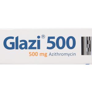 Glazi 500 trị nhiễm khuẩn (2 vỉ x 3 viên)