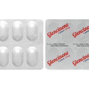 Glencinone 125mg điều trị nhiễm khuẩn đường hô hấp trên và dưới (3 vỉ x 10 viên)